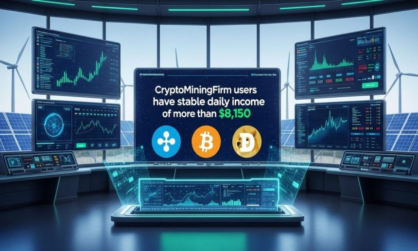From Mobile To Cloud Mining！Earn $8,150 A Day With CryptoMiningFirm!