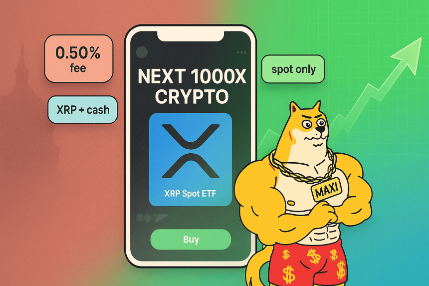 Next 1000x Crypto? Maxi Doge Nears $4M as XRP ETF Buzz Builds