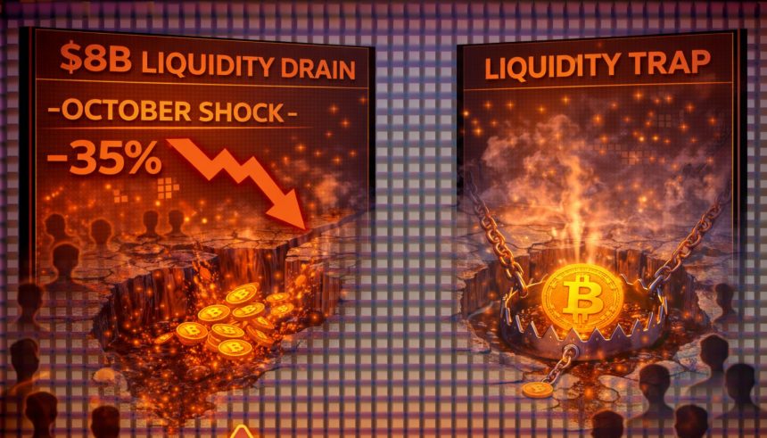 How The $8 Billion 'October Shock' Left Bitcoin’s Spot Market In A Liquidity Trap