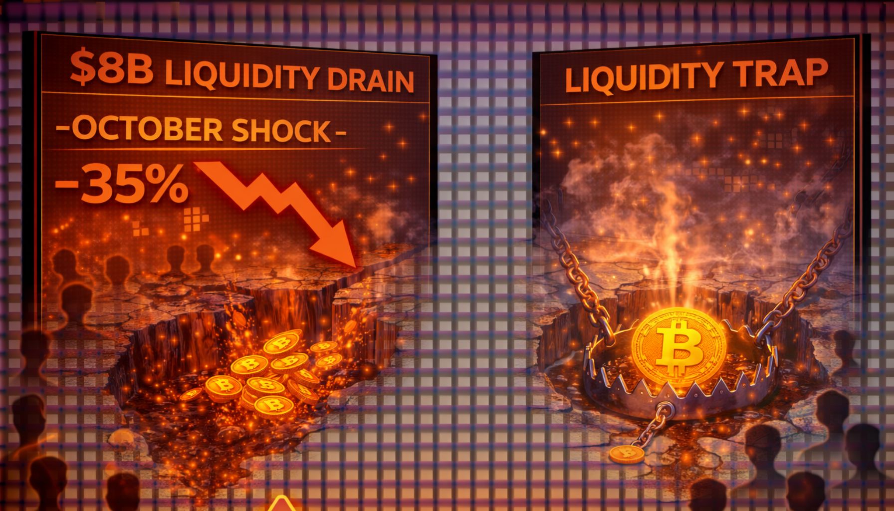 How The $8 Billion 'October Shock' Left Bitcoin’s Spot Market In A Liquidity Trap
