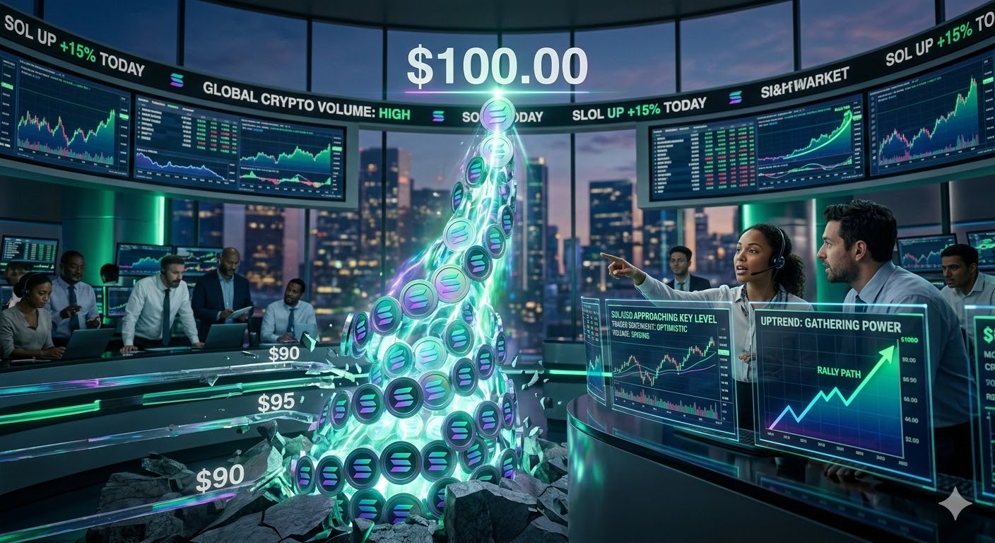 Solana (SOL) Rally Builds, Traders Watch Critical $100 Test
