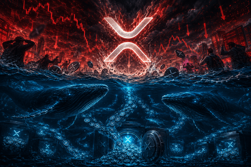 XRP Declines 8%, But Whales Scoop Up 71 Million Tokens