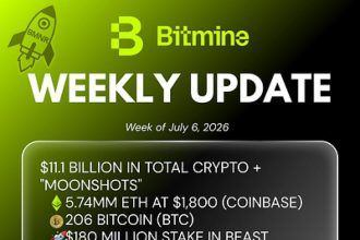 Bitmine Immersion Technologies (BMNR) Announces Total Crypto And Cash Holdings Top $11.1 Billion Now