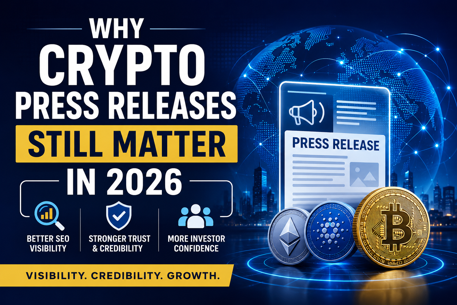 Crypto Press Releases Continue to Drive Visibility, Trust, and Long-Term Growth for Blockchain Projects