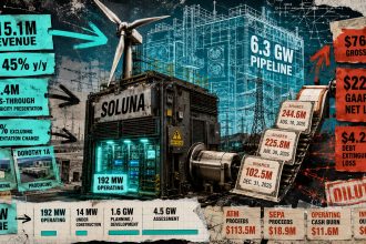 Soluna has 6.3 GW of data center projects on paper, only 192 MW are operating
