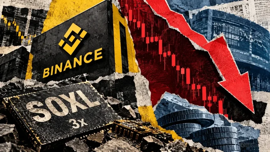 Binance SOXL price band explained after a 5.9% fall