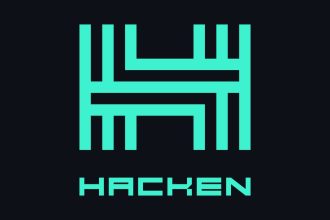Hacken official cybersecurity and smart contract security audit emblem