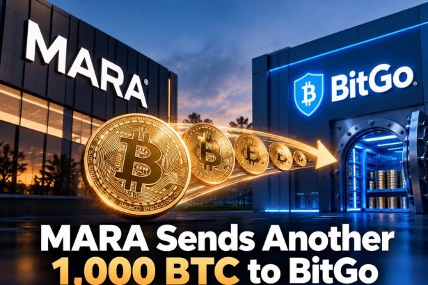 MARA Sends Another 1,000 BTC to BitGo, Its Fourth Big Transfer in October: Can BTC USD Absorb It?