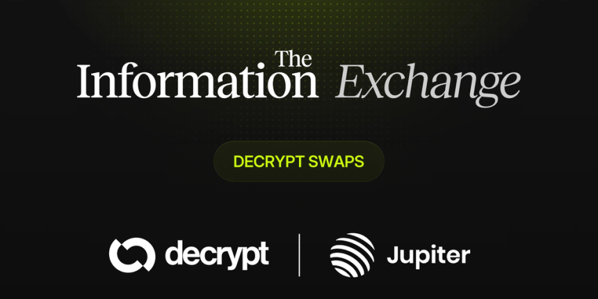 Trade Where You Read: Decrypt Brings Jupiter-Powered Trading to The Information Exchange
